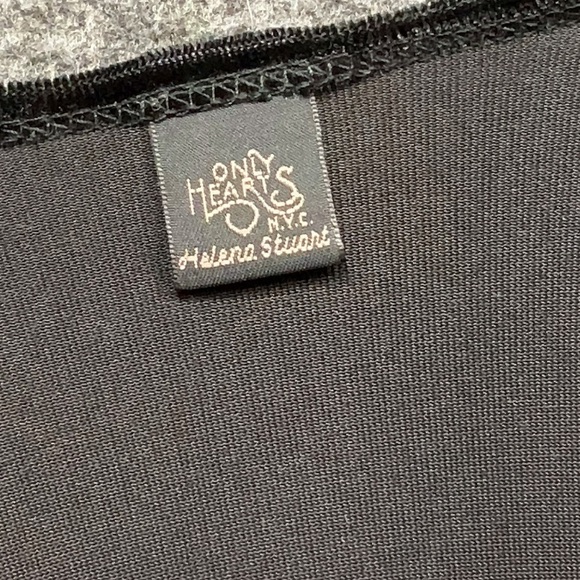 ONLY HEARTS Black Velvet Cami Tank Top - Picture 3 of 4